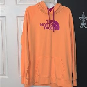 women’s North Face sweatshirt